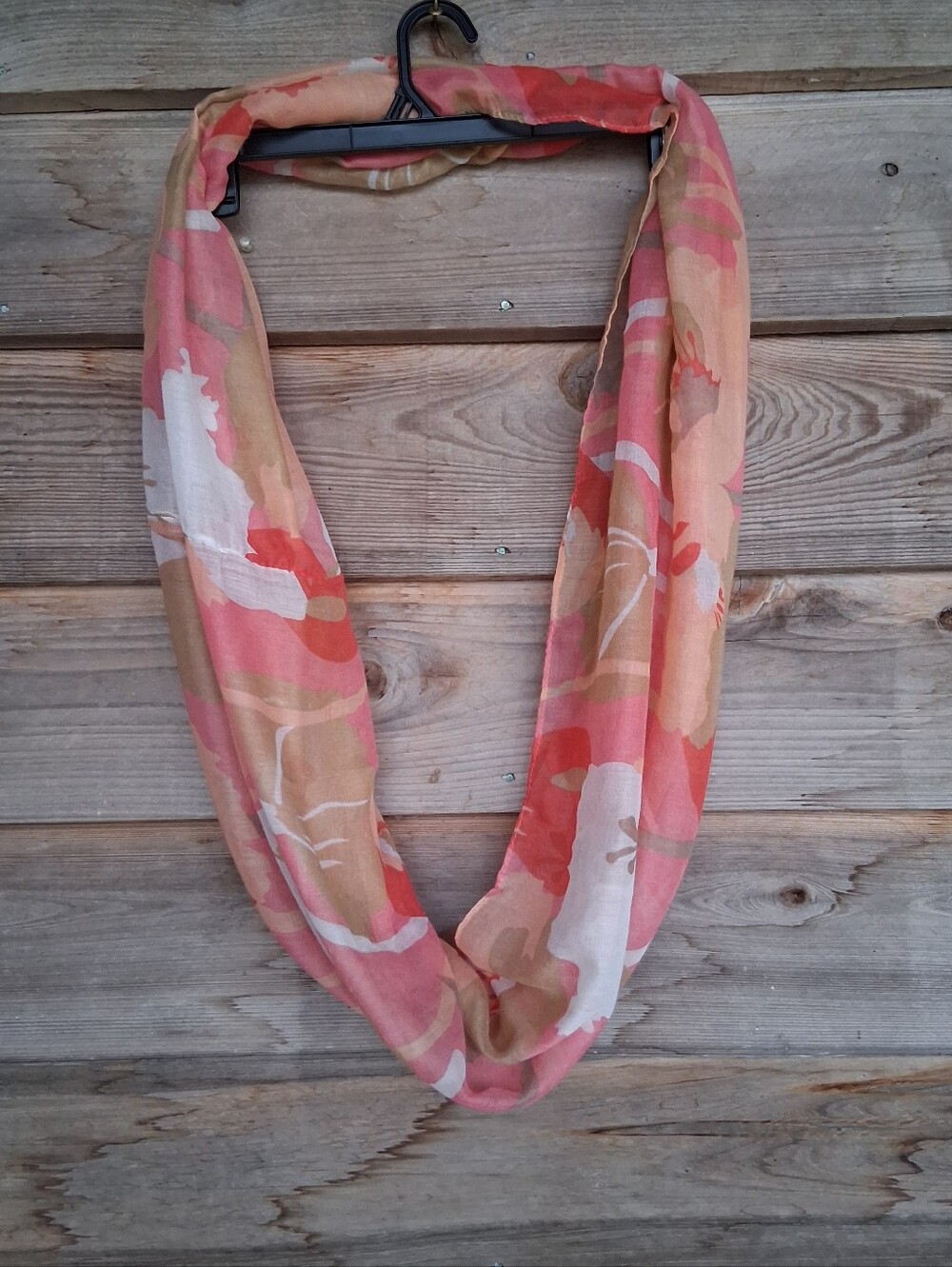 Francesca's Lightweight Watercolor Floral Infinity Scarf